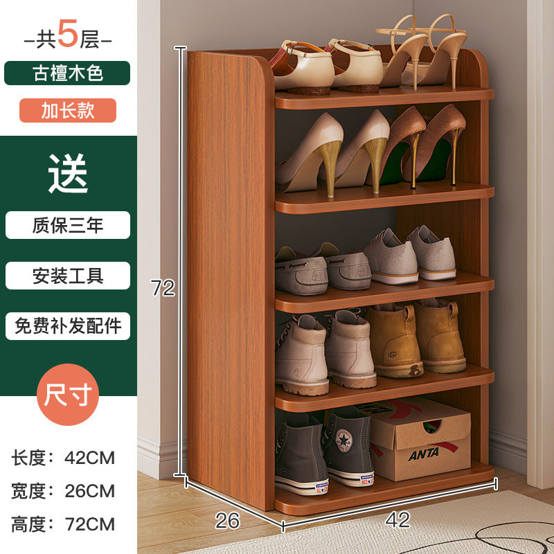 Shoe rack home door multi-layer small narrow simple storage artifact space saving 2025 new storage shoe cabinet