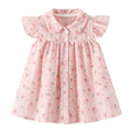 Girls' summer dress - lightweight, stylish baby dress, sweet girls' clothing, little girl's peter pan collar princess dress, summer outfit