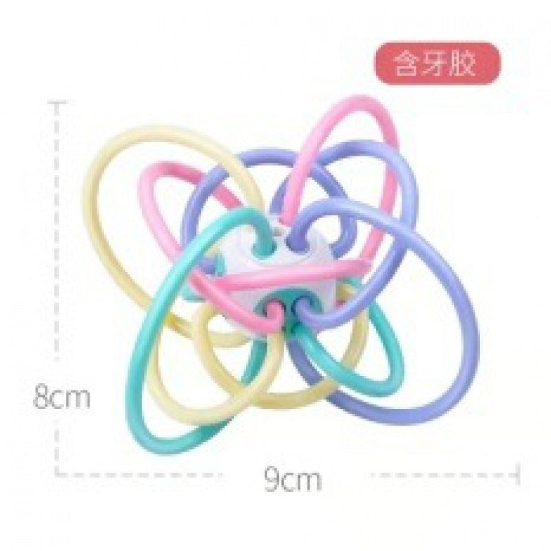 Cross-border  export tooth grinding stick toothpaste baby anti-eating hand soft glue baby mouth desire small mushroom biting glue toy