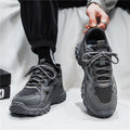 Spring men's shoes: athletic, casual, dad shoes, trendy, versatile, work, office, construction site, non-slip, wear-resistant, tire tread, safety shoes