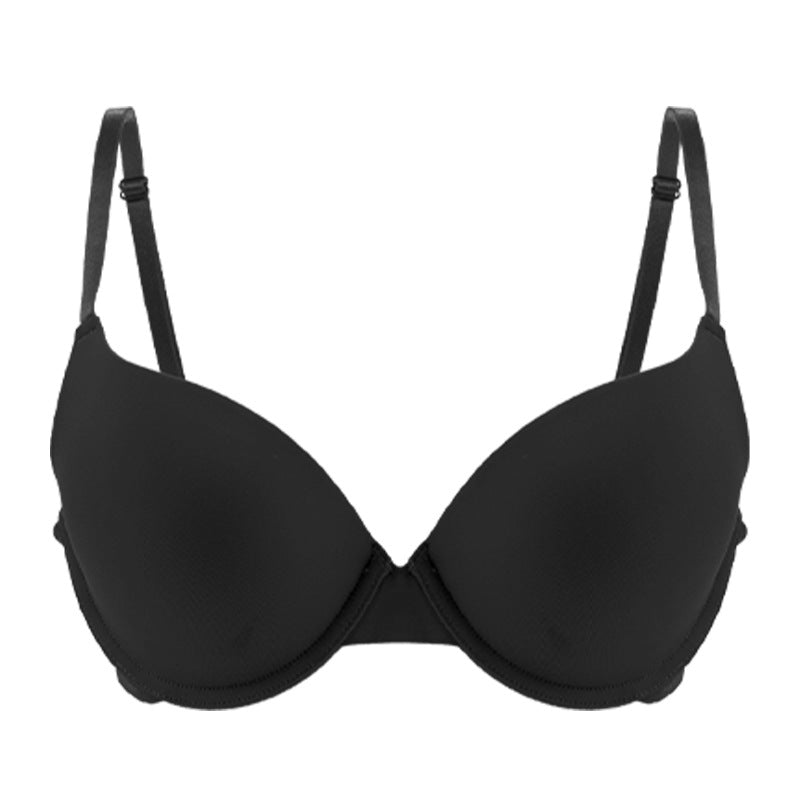 Amazon cross-border women's smooth lingerie push-up comfortable adjustable bra anti-sagging thin bra