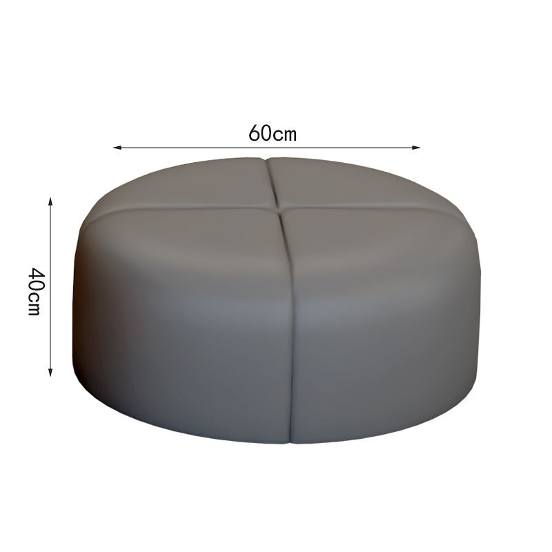 Hotel sofa bar vip room curved coffee table combination dining living room table and chair set - leather art