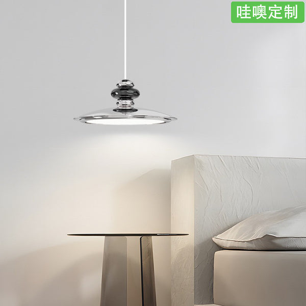 [Wow] Bedside chandelier Bauhaus electroplating advanced sense Italian minimalist modern full spectrum eye protection dining table bar