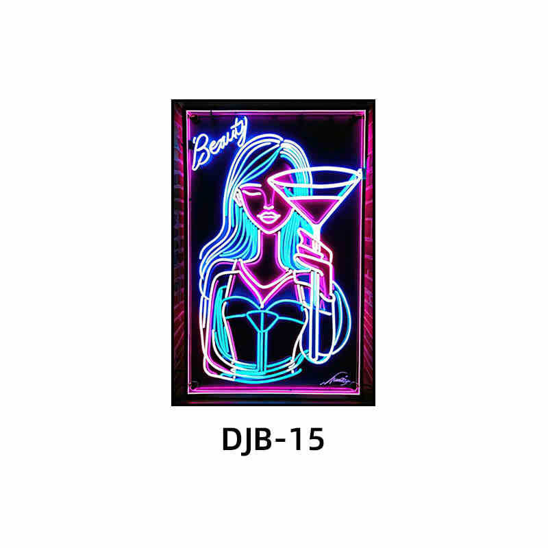 Bar luminous decorative painting ktv box atmosphere led hanging painting nightclub club trend creative neon mural
