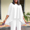 C8615   new summer foreign trade women's fashionable elegant loose plus size irregular african top