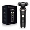 magnetic floating veneer 3-blade electric shaver men's full body washable usb fast charging beard razor gift box