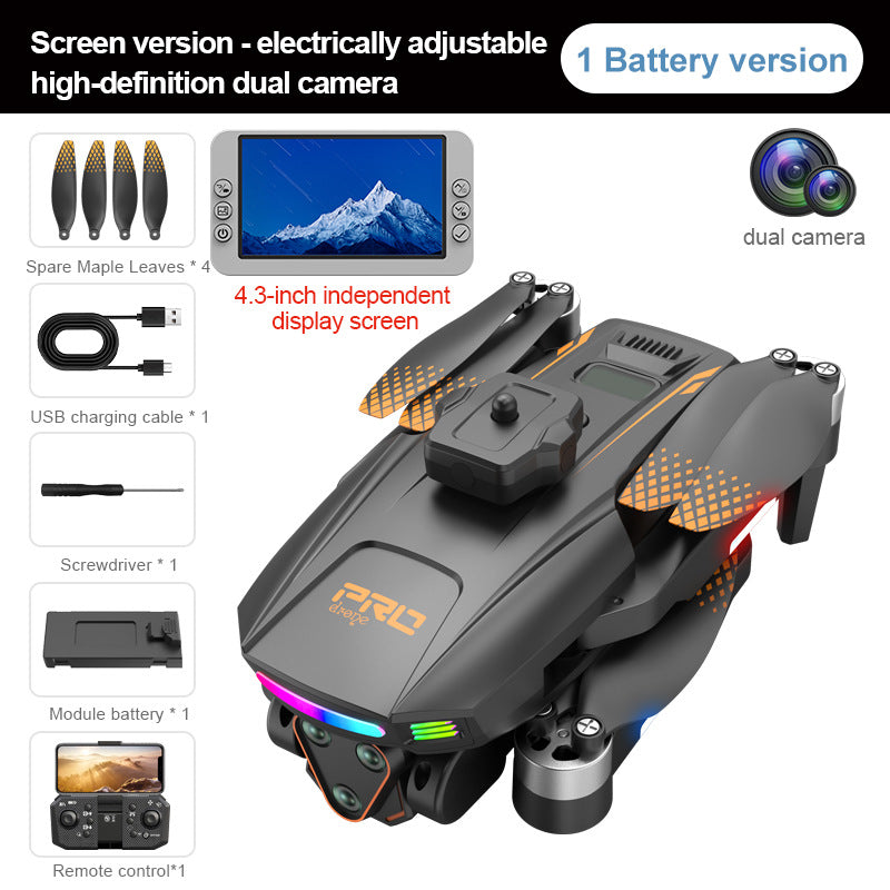 drone star patrol x01 remote control with screen brushless motor high-definition aerial photography gps intelligent positioning remote control aircraft