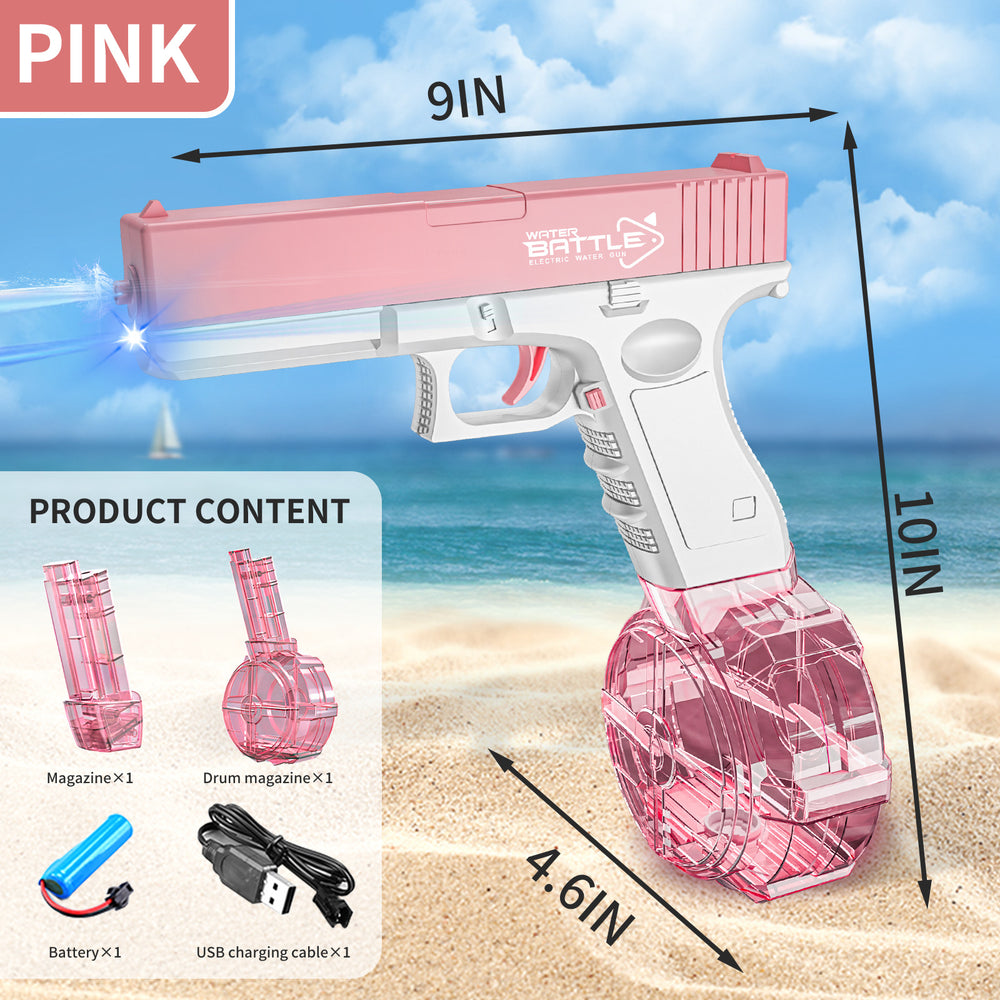 2025 new electric water gun - fully automatic, continuous fire, high-pressure, interlocking spray water gun - summer water toy for boys and girls