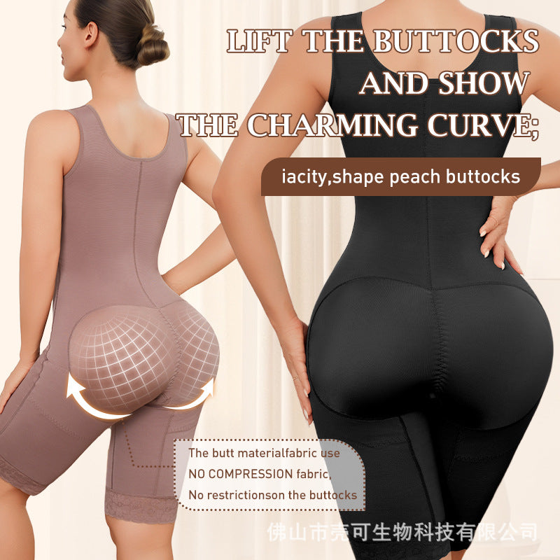 European and american cross-border shapewear bodysuit plus size waist trainer tummy control butt lifter slimming shapewear body shaper