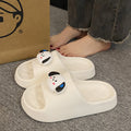 Eva thick sole slippers women's home indoor home outwear non-slip deodorizing filter bathroom bathing stepping on shit cartoon sandals