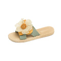 New arrival fairy style slippers for women summeroutwearfashionnon-slipelegance flower beach shoes sunflower vacation flip-flops