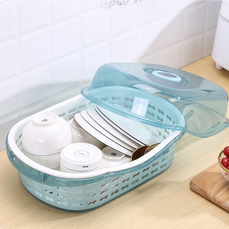 Japanese-style plastic cabinet drain bowl rack, kitchen drain rack, cupboard, plate, chopsticks storage box, processing custom LOGO