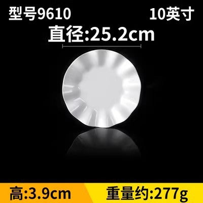 Fat beef plate melamine hotpot restaurant buffet plate tableware barbecue plate commercial side dish dish lettuce bucket haidilao