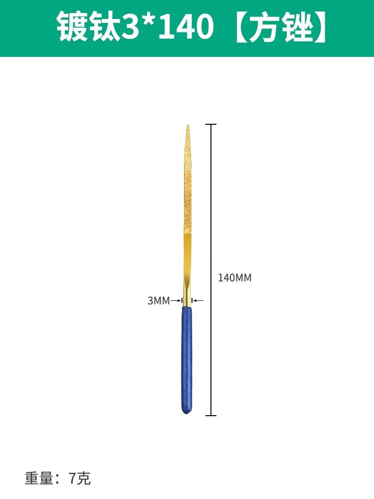Diamond file, titanium plated file, assorted file, alloy file, metal jade grinding tool suit