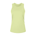 Spring/summer new arrival: barely-there feel, skin-friendly tie-up tank top - women's slit-back, loose-fit, breathable running sports cover-up s2027