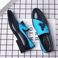 2024 new men's leather dress shoes - business formal, plus size, slip-on, trendy casual, korean style, versatile, british fashion