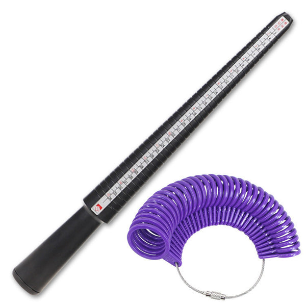 Plastic four-purpose ruler, ring rod, ring ring, harbor daily mido odu ring size measurement and repair tool
