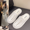 2024new arrivalsummerfashioncut outcasual baotou lazy slippers popularins outdoor beach one-line women's shoes