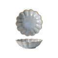 Clay salad bowl dessert soup bowl restaurant hotel high-value retro style tableware for home fruit plate noodle bowl cold bowl