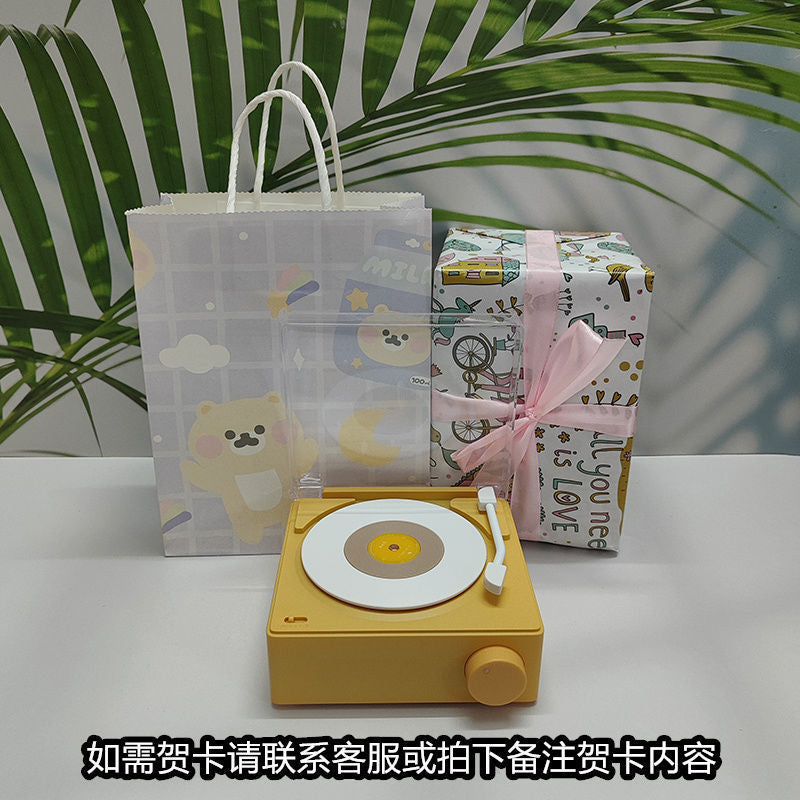 Vintage wireless alarm clock bluetooth speaker - the little prince - desktop ornament - niche & high-end - perfect birthday gift for her