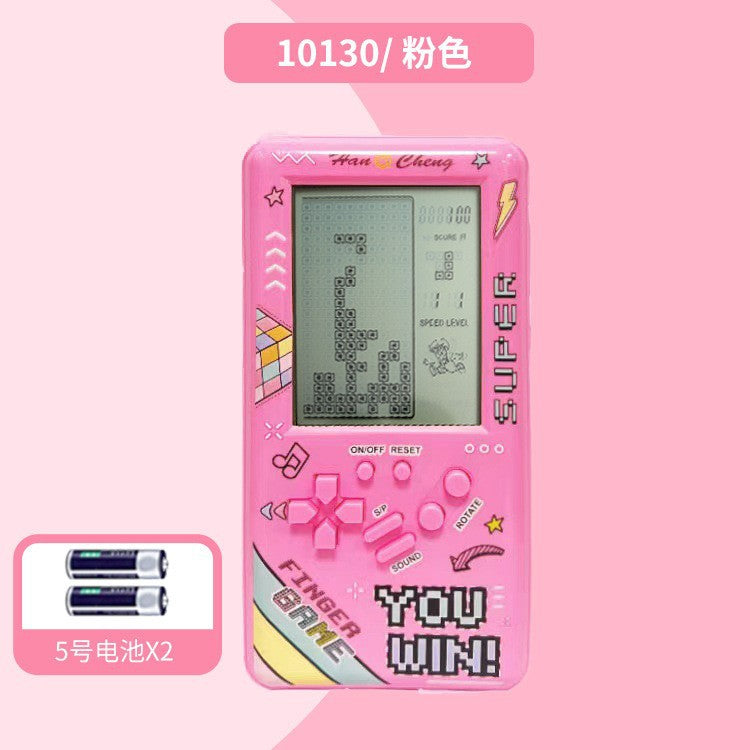 Wholesale classic nostalgic tetris game console - large screen, eye-friendly, handheld game console for kids