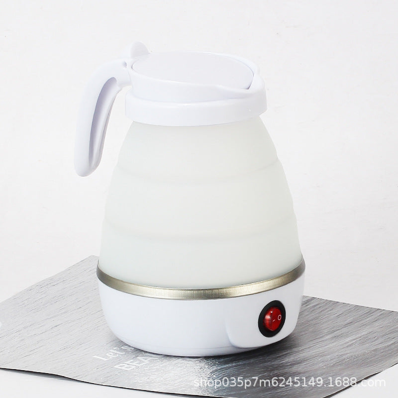 Silicone collapsible kettle - portable electric kettle for travel, business trips, dorms - small electric kettle - us plug - cross-border e-commerce
