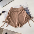 K-stylecasualhigh waist drawstring casualloose pants shorts women's summer work clothing style slimming lookeasiest for matchhot girl sweatpants multi-color