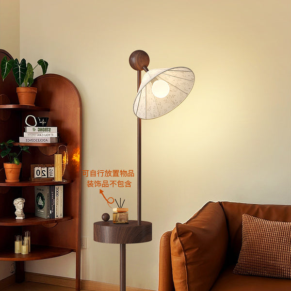 Medieval printed fabric, Song Dynasty aesthetics, retro floor-to-ceiling light strip shelf, living room, bedroom, ambient light next to sofa