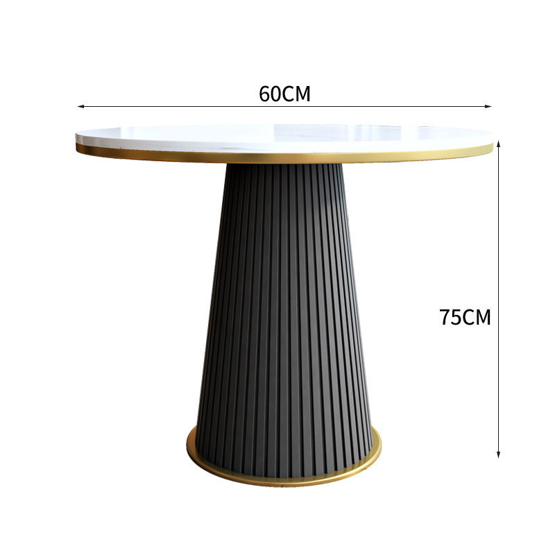 Modern minimalist cat paw leather sofa chair - trendy apartment bedroom balcony living room single seater light luxury sofa table and chair set