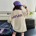 Girls' fashion set - summer  new trendy kids' casual summer outfit - korean style girl's short-sleeve two-piece set - stylish & chic