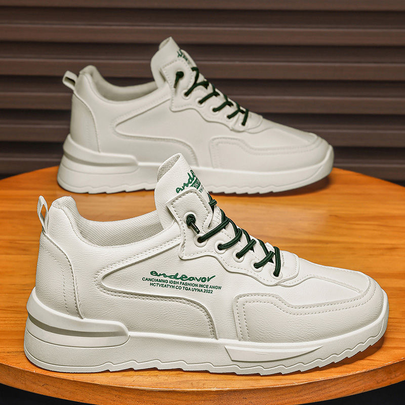 Men's shoes 2025 winter new korean style trendy breathable sneakers casual fashion shoes men's versatile height increasing white shoes