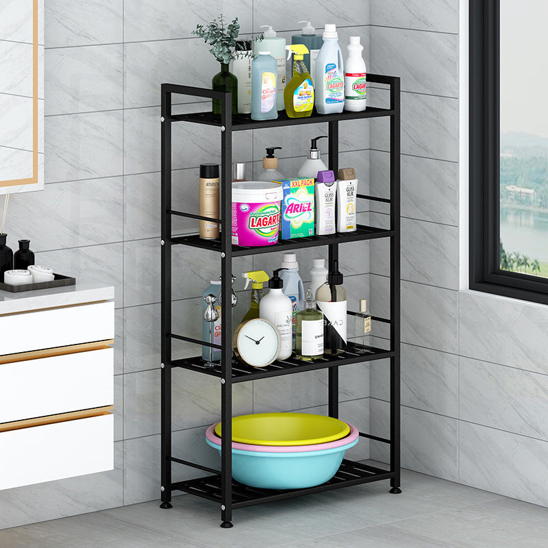 Shelf floor to ceiling bedroom bathroom bathroom iron storage rack kitchen shelf vegetable snack storage rack