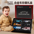 Kids' rescue vehicle toy set - alloy car ambulance police car - baby boy construction toy car model
