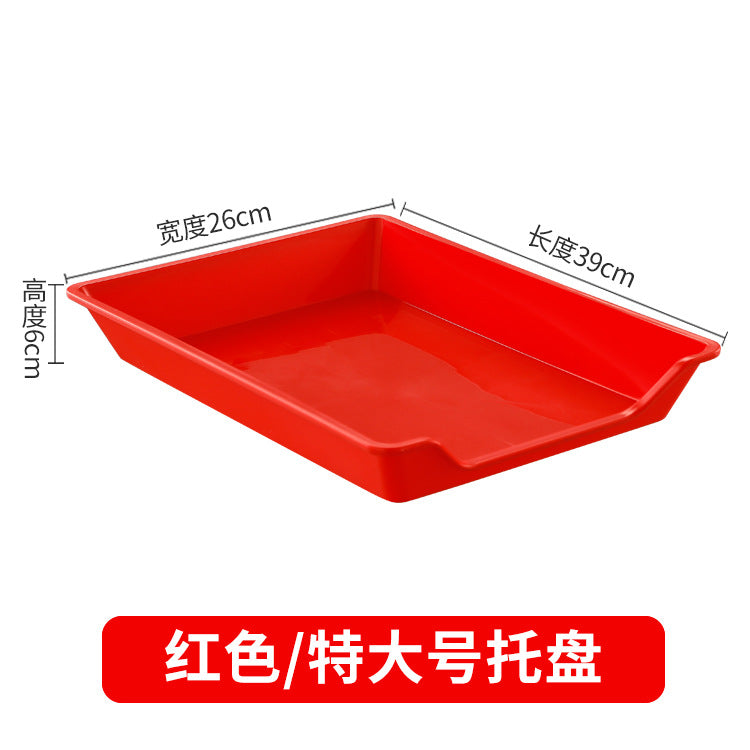 Plastic tableware colorful plastic plate malatang buffet selection plate barbecue plate skewers fragrant preparation plate tray