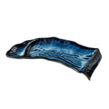 12inch sushi bench kiln glaze sushi plate creative sushi cold dish plate japanese kiln ceramic tableware wholesale