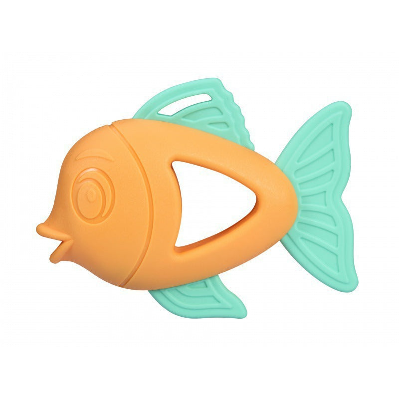 Cross-border  export newborn baby rattle soothing toy 0-1 year old tooth grinding stick boiled tooth glue manufacturer