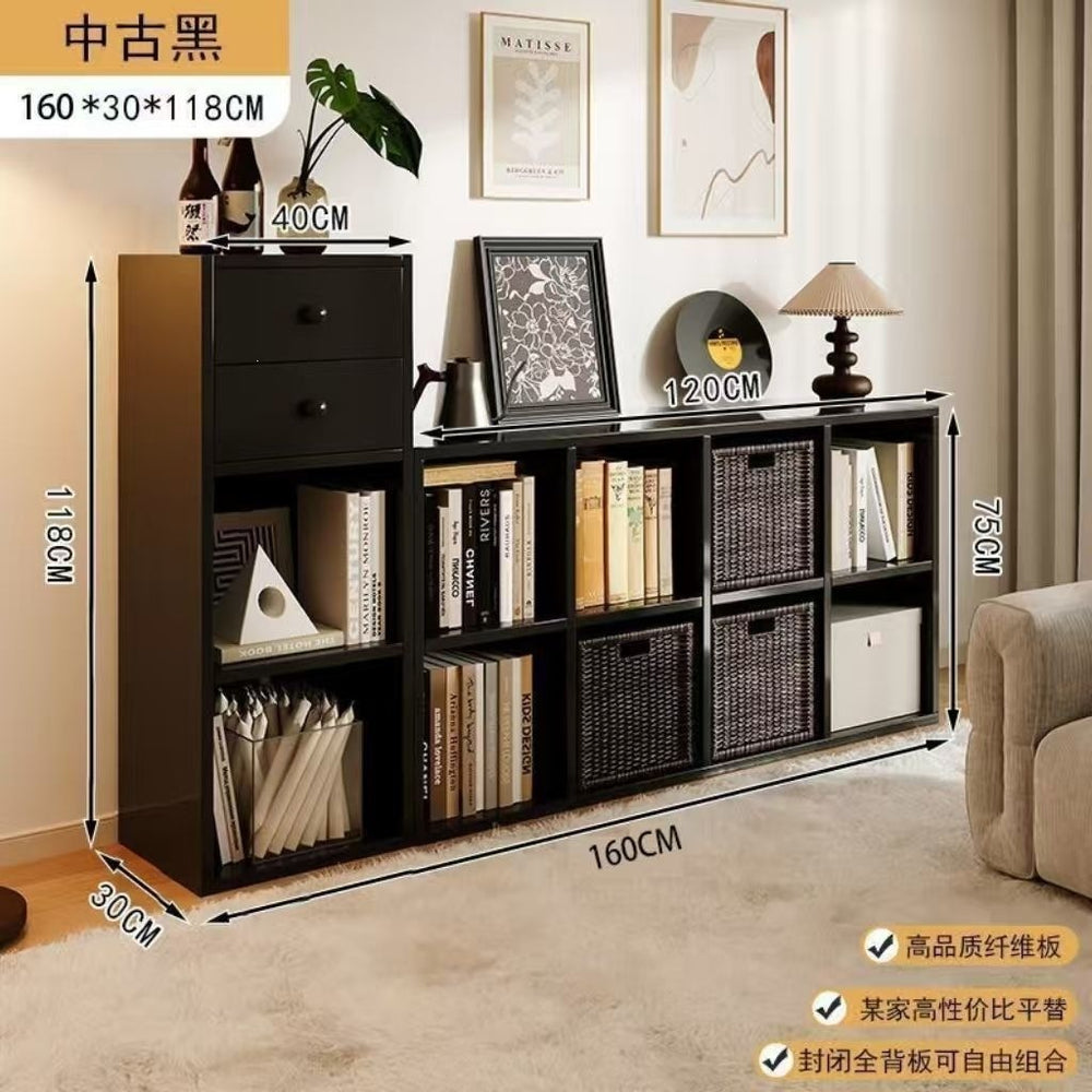 Kalak cabinet bookcase bedroom cabinet bedside display cabinet storage cabinet floor-standing wall plaid living room shelf