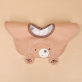 Single pack baby bib waterproof bib newborn combed cotton drool bib kids bib feeding bib cotton