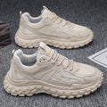 Spring men's shoes 2025 new black athletic casual work shoes - waterproof, slip-resistant, wear-resistant, durable, and trendy work safety shoes