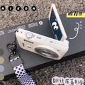 White deer style 100mp dual-camera selfie ccd digital camera - affordable & portable card camera for students