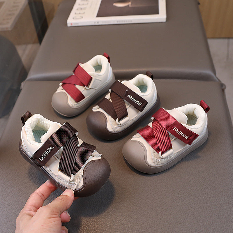 Clearance sale: kids' shoes - boys' soft-soled comfort sneakers & casual shoes, korean style fashion trendy girls' skate shoes