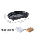 Scandinavian ins tall tray jewelry storage ornaments photo props plate entrance storage high-looking stylish plate