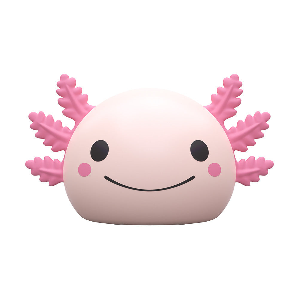 Creative silicone pat light, salamander night light USB charging, bedroom with 30 minutes of soft light eye protection night light