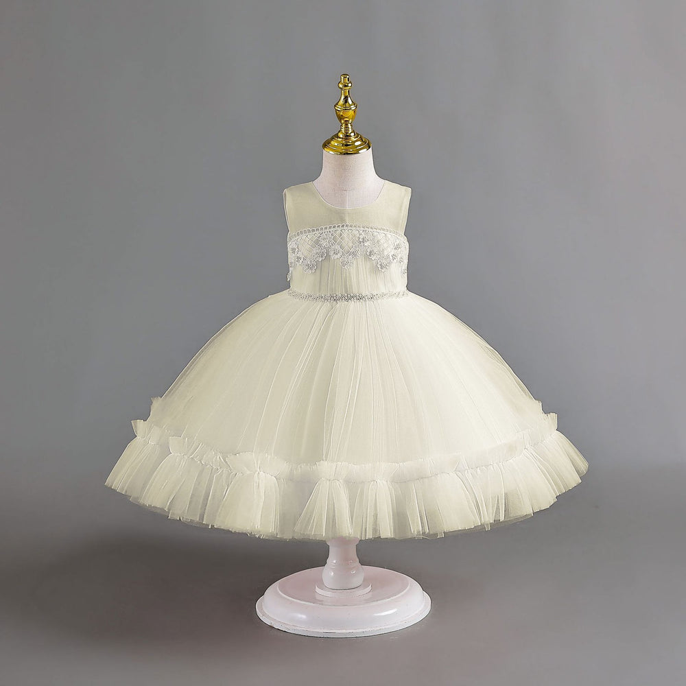 Exportnew arrivalkids dress bead chain tutu cake princess dress baby girl dresschildren dress