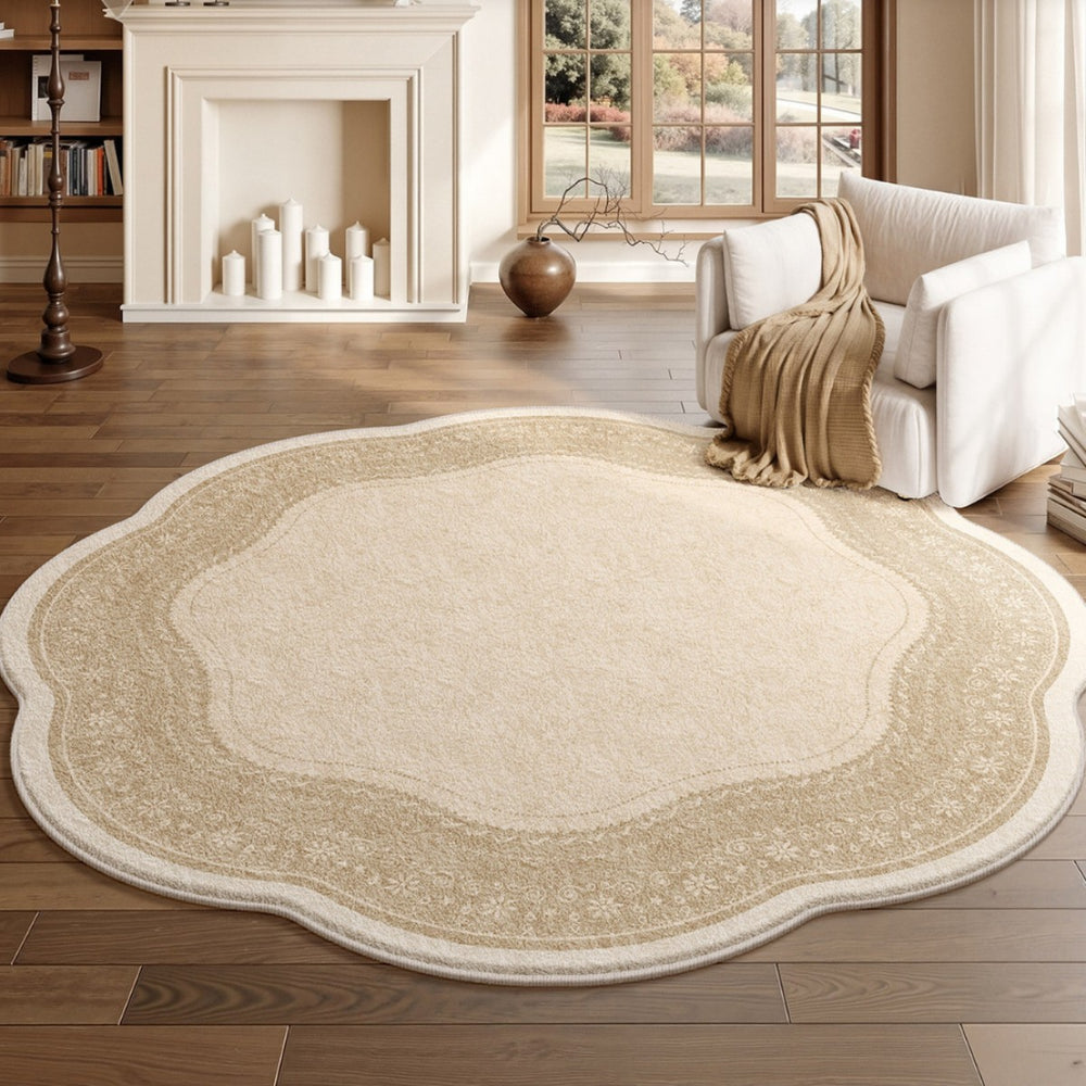 French round carpet  new living room sofa bedroom bedside balcony floor mat non-slip chair computer chair special shape