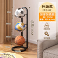 Ball storage rack - home basketball storage, soccer & sports multifunctional organizer, indoor multi-tier ball display stand