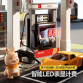 New large-sized realistic simulation gas station toy car wash garage toy for boys and children - educational toy
