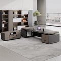 Boss desk accessible luxuryclassy executive desk manager desk casual modern president office desk and chair combination