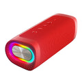 New wireless bluetooth speaker with rgb lighting, deep bass, high volume, portable outdoor fabric waterproof speaker