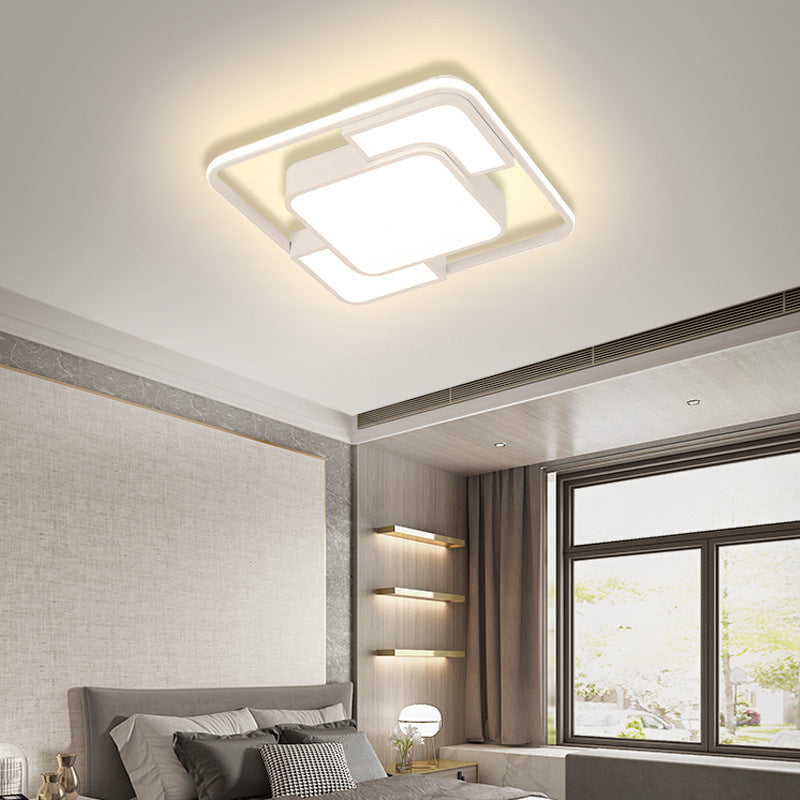 Living room light rectangular simple modern atmosphere household led ceiling light master bedroom lighting combination whole house package